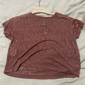 Lulu Lemon Crop tee size 2